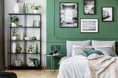 Colorful Bedroom Accent Wall