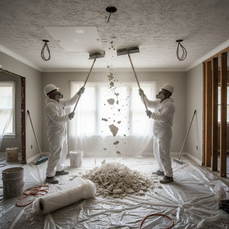 Ceiling Texture Removal